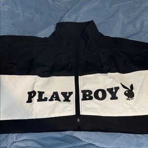 NWT women’s Playboy Black and White oversized Jacket
